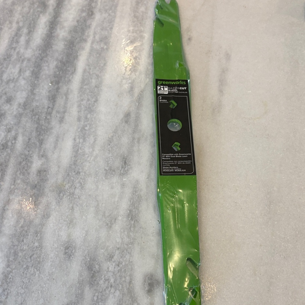 Greenworks Lawn 21" Razor Cut Blades 1816302 for MO60L810 MO60L520